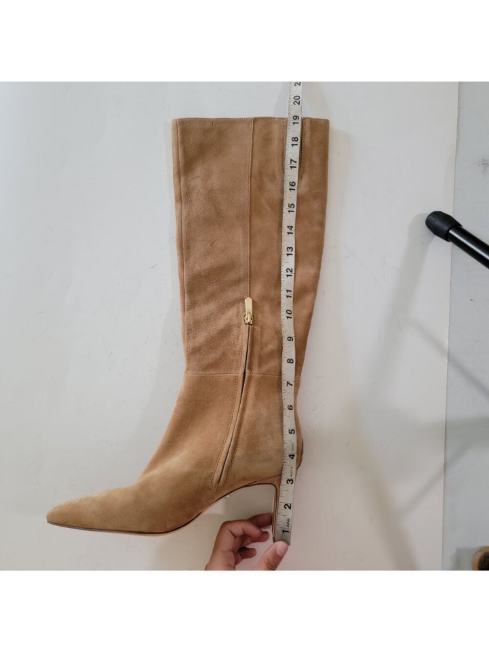 NEW Sam Edelman Sylvia Knee High Boots Suede Minimalist Contemporary Womens 8 - Picture 7 of 11
